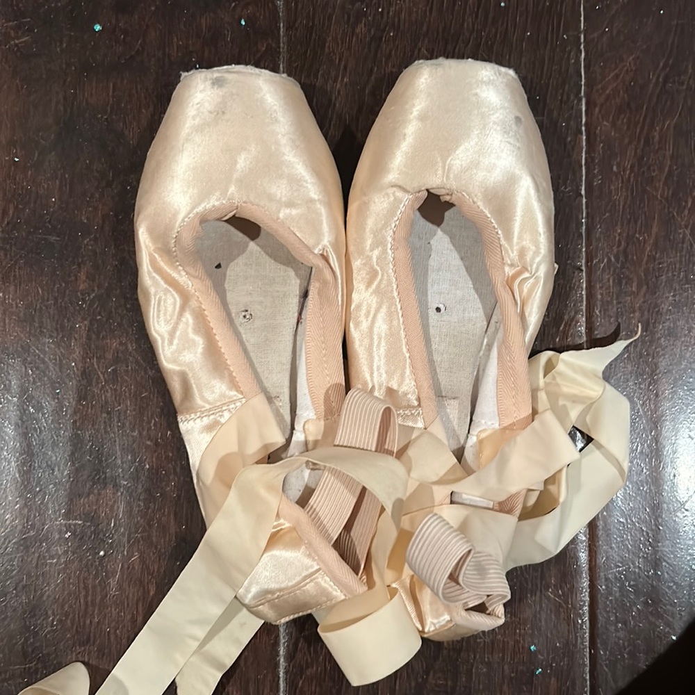 Dead point shoes for painting/ diy #ballet #pointshoes
